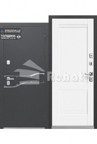 entrance-door-luxor-Termo 6 Boucle Black_PP White